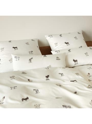 Elegante Bettwäsche Donkey offwhite in offwhite