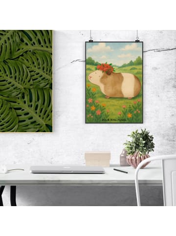 Mr. & Mrs. Panda Bild Meerschweinchen Weisheit Design ohne Spruch in Weiß