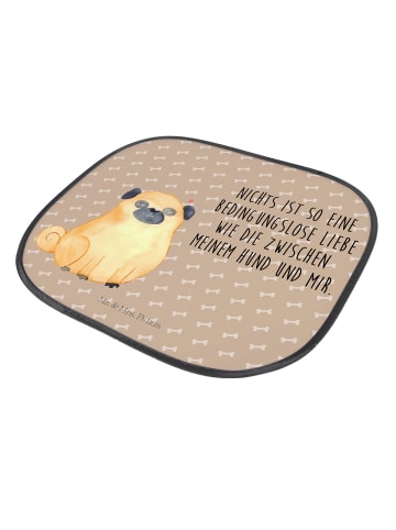 Mr. & Mrs. Panda Sonnenschutz Fürs Auto Mops mit Spruch in Hundeglück