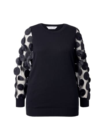 MIAMODA Pullover in schwarz