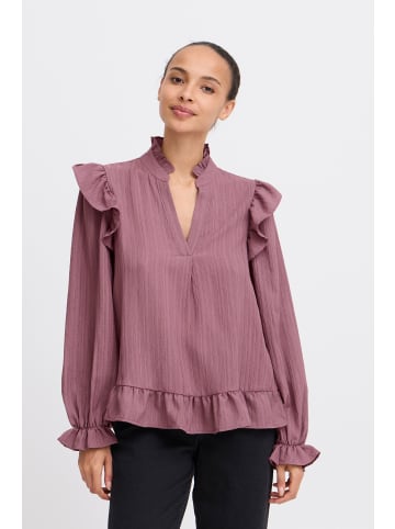 b.young Tunika BYJULIANA LS BLOUSE 20817087 stylische Langarmbluse in Lila