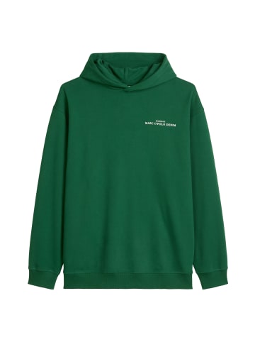 Marc O'Polo DENIM Hoodie relaxed in Rich Emerald