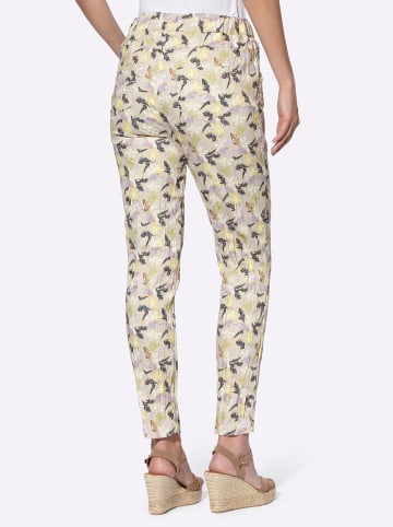 Heine Druckhose in sand-ocker-bedruckt