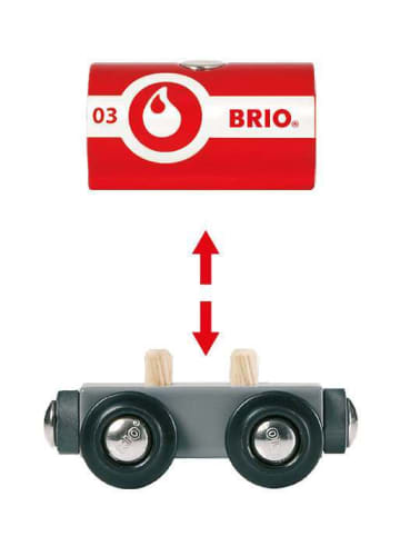 Brio Aktionsspiel BRIO World - Feuerwehr-Löschzug Ab 3 Jahre in bunt