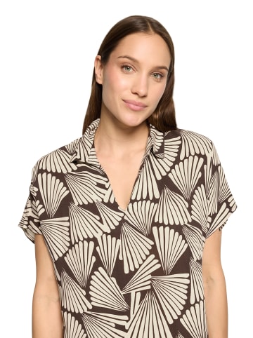 Betty Barclay Sommerkleid ohne Arm in Braun/Beige