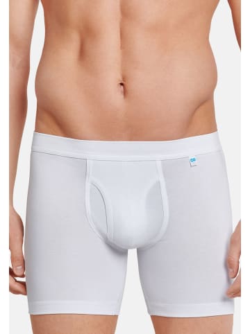 Schiesser Long Short / Pant Long Life Cotton in Weiß