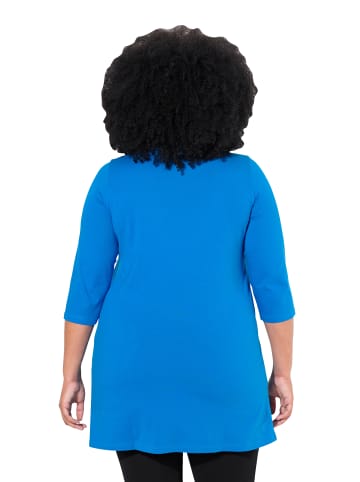 Ulla Popken Longshirt in azurblau