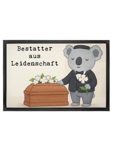 Mr. & Mrs. Panda Schmutzmatte Bestatter Leidenschaft Design mit ... in Weiß