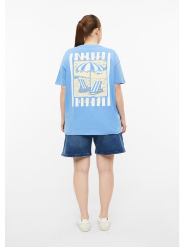 QS T-Shirt  in  54D0_hellblau