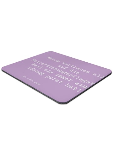 Mr. & Mrs. Panda Mousepad Spruch Heilerziehungspflegerin Lösungs... in Lavendeltraum
