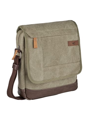 Camel Active AIR Cross Bag aus Canvas in Khaki