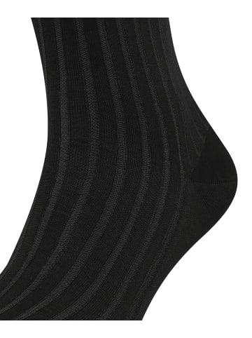 Falke Socken Shadow in Anthra/hellgrau gestreift