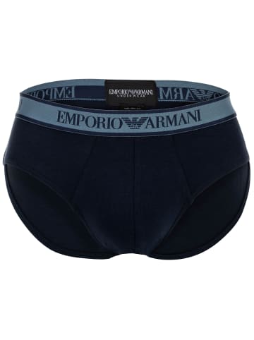 Emporio Armani Slip 3er Pack in Marine