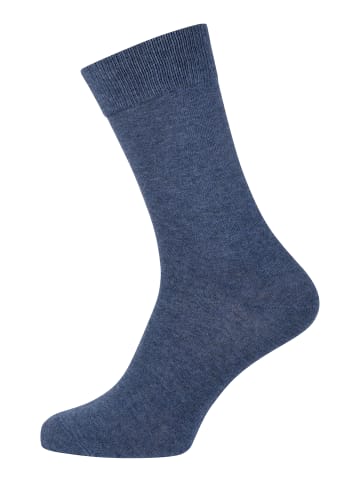 NUR DER Basicsocken Baumwolle Business in jeansmelange