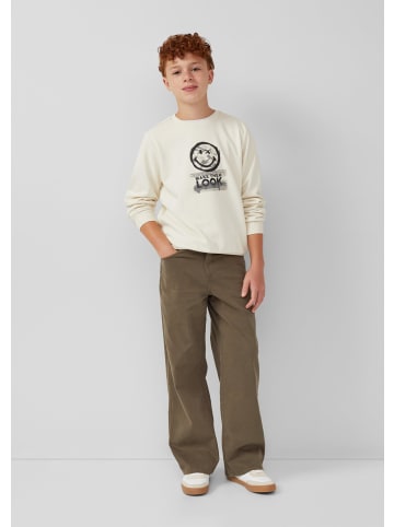 s.Oliver Sweatshirt  in  9001_creme