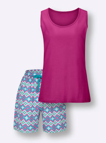 WITT WEIDEN Shorty in magenta-mint-bedruckt