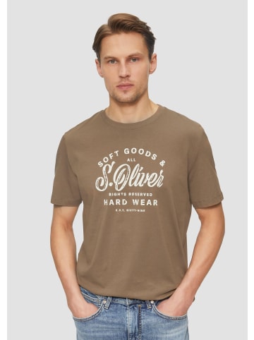 s.Oliver T-Shirt in 84D1_sandstein