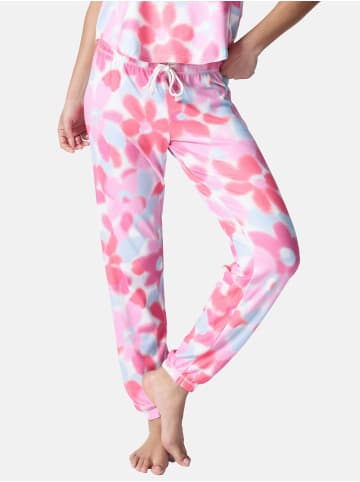P.J. Salvage Pyjamahose Spread Kindness in Weiss, pink