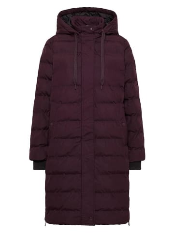 Cecil Mantel in dark plum