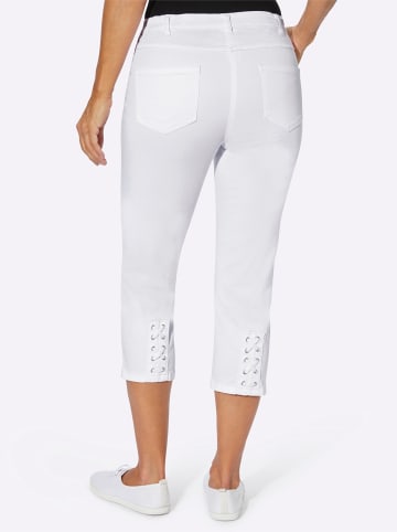 Sieh an! 3/4-Jeans in weiß