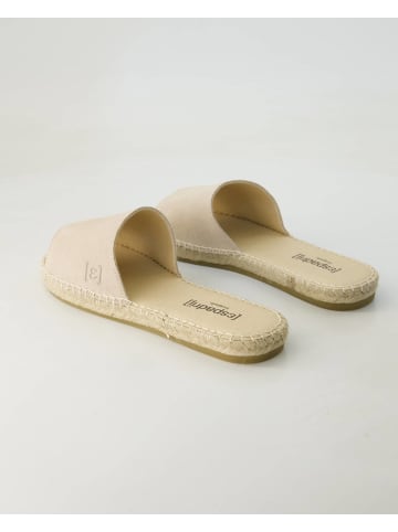 Espadrij Pantoletten in Beige