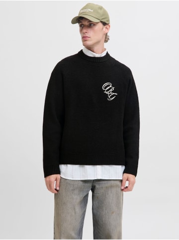 Jack & Jones Strickpullover in Black