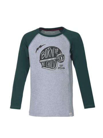 Band of Rascals Longsleeve " Helmet Raglan " in racing-green