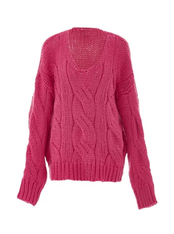 ebeeza Damen Strickpullover in Pink