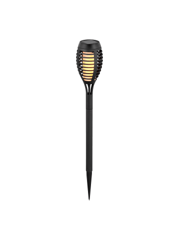 näve LED Solarleuchte "FANILO" in schwarz - (L)7.4 cm x (B)7.4 cm x (H)47 cm