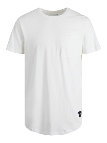 Jack & Jones T-Shirt JJENOA POCKET in Weiß