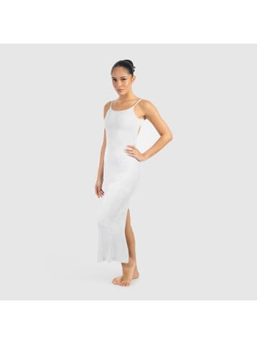 SMILODOX Maxi Dress Aveline Backless in Grau Melange