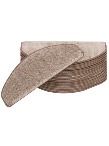 Pergamon Velours Stufenmatte Triumph 15er-Set in Taupe