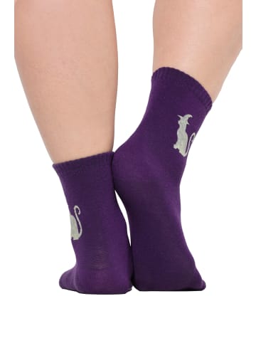 Ulla Popken Socken in violett