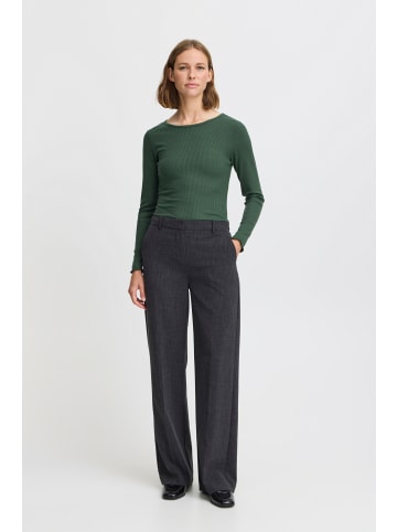 b. young Langarm-Shirt BYPAPILONE Slim fit in Sycamore