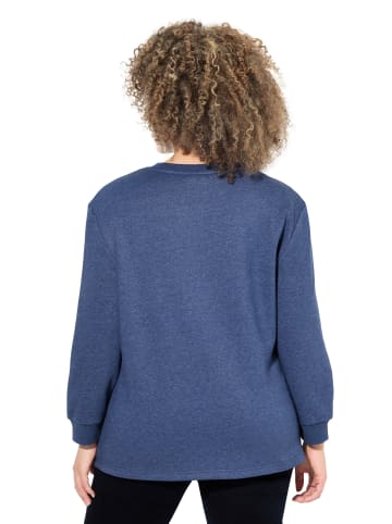 Ulla Popken Sweatshirt in tintenblau