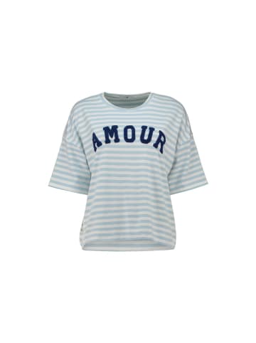 Hailys T-Shirt in lblue stripe