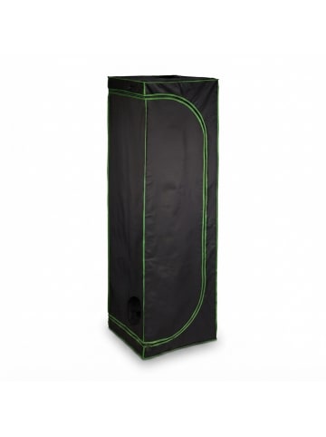 relaxdays Growzelt in Schwarz/ Grün - (B)60 x (H)180 x (T)60 cm