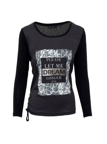 Decay Langarmshirt in Schwarz