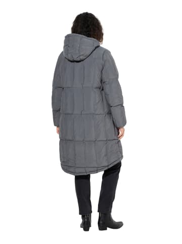 Ulla Popken Steppmantel in graphitgrau