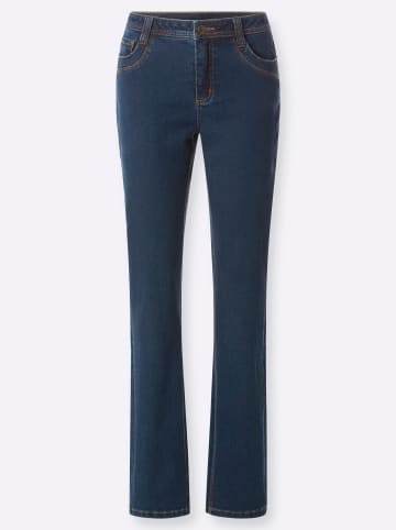 WITT WEIDEN 5-Pocket-Jeans in blue-stone-washed