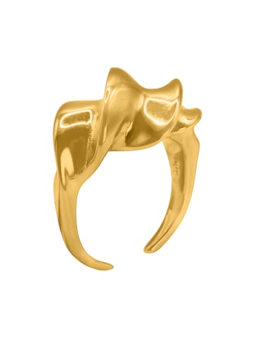Steel_Art Großer Ring Damen Plini goldfarben in Goldfarben