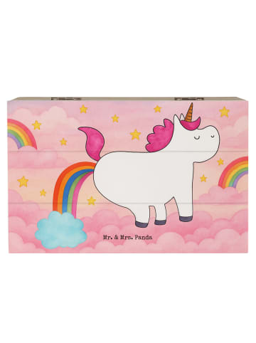 Mr. & Mrs. Panda Aufbewahrungsbox Holz Einhorn Pupsen Design ohn... in Weiß