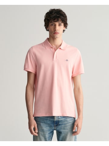 Gant Regular Fit Shield Piqué Poloshirt in Rot