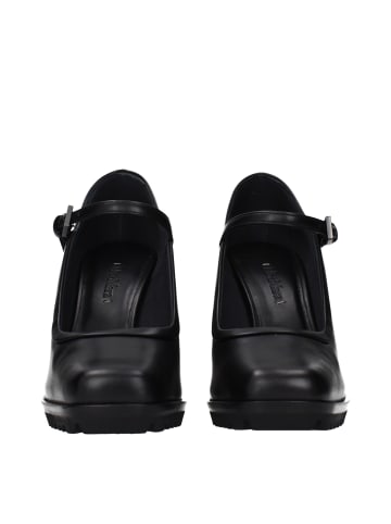 Max Mara Schwarz Leder High Absatz Pumps