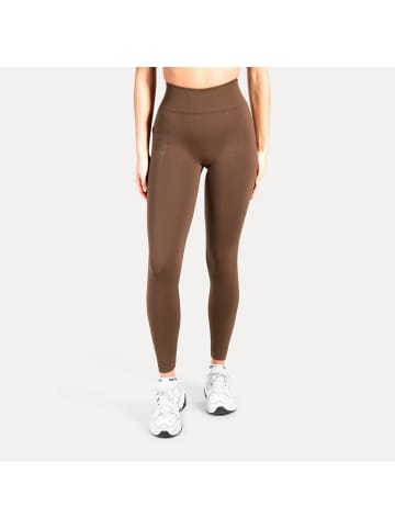 SMILODOX Leggings Amaze Scrunch Pro Pocket Seamless in Braun