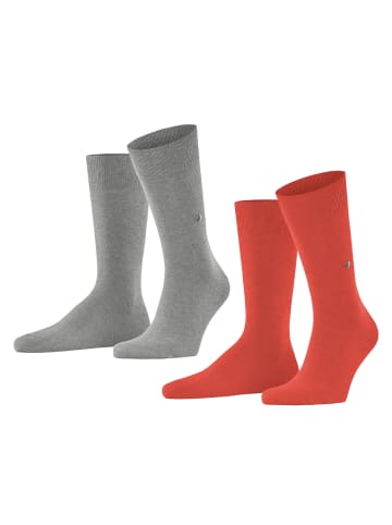 Burlington Socken 2er Pack in Rot (Wildfire)