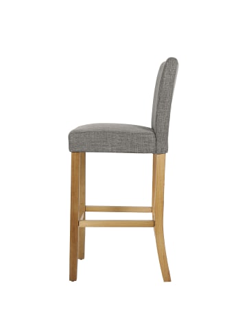 home24 Barstuhl Nello 2er-Set in Grau