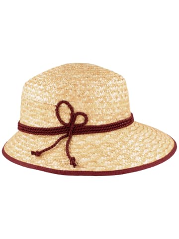 BREITER Trachtenstrohhut in beige