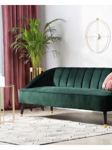 Beliani Kurzflor AGACLI in Grau - (W) 140 x (H) 1 x (L) 200 cm