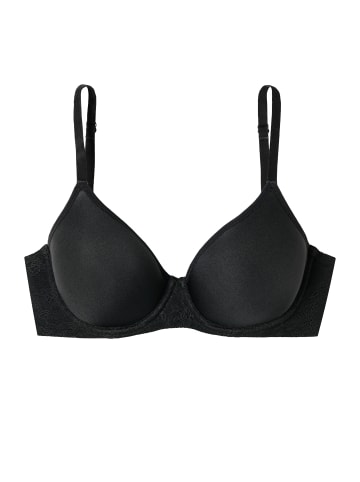 Schiesser Schalen-BH mit Spacer Cup Air Bra Concept in Schwarz